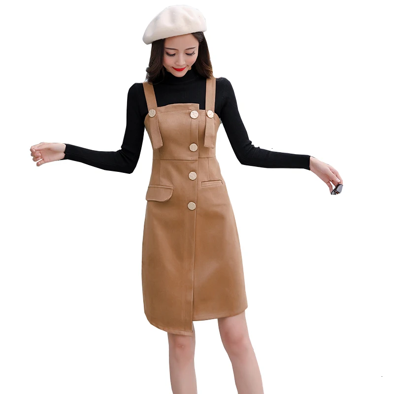 Casual Trui dress woman Herfst Winter 2019 New fashion slender knitted Trui Top twin vest dress Women LU614 
Casual Trui dress woman Herfst Winter 2019 New fashion slender knitted Trui Top twin vest dress Women LU614