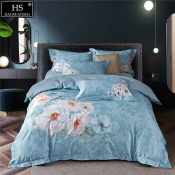 Large 3D Camellia Design Pure Cotton Jacquard Brushed 4Pcs Bedding Set Thicken Duvet Cover Pillowcase Bedsheet Weight 3.9kg
Large 3D Camellia Design Pure Cotton Jacquard Brushed 4Pcs Bedding Set Thicken Duvet Cover Pillowcase Bedsheet Weight 3.9kg