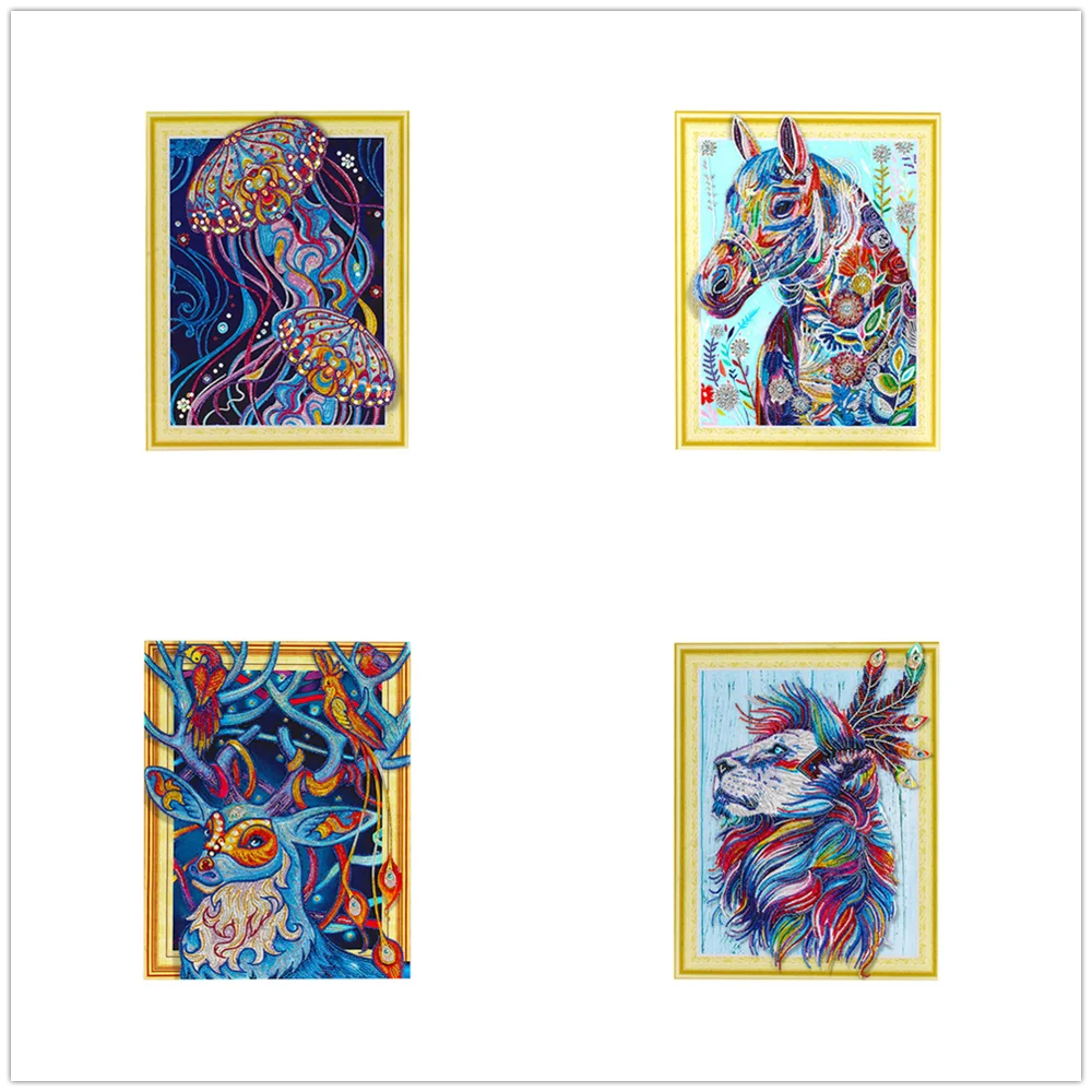 2020 New 5D DIY Special Shaped Diamond Painting Cross stitch Diamond Embroidery Animal Picture Of Rhinestones Home Decor 40x50cm
2020 New 5D DIY Special Shaped Diamond Painting Cross stitch Diamond Embroidery Animal Picture Of Rhinestones Home Decor 40x50cm
