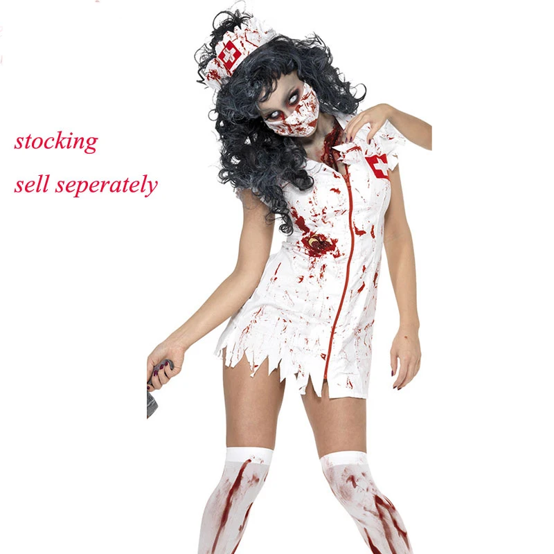 halloween Costume M,XL Adult Ragged Sexy Scary Mummy Costumes blood Sexy nurse costumes for women cosplay zombie costumes
halloween Costume M,XL Adult Ragged Sexy Scary Mummy Costumes blood Sexy nurse costumes for women cosplay zombie costumes