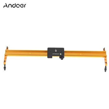 Andoer 60cm Video Track Slider Dolly Track Rail Stabilizer Aluminum Alloy for Canon Nikon Sony Cameras Camcorders accessories 
Andoer 60cm Video Track Slider Dolly Track Rail Stabilizer Aluminum Alloy for Canon Nikon Sony Cameras Camcorders accessories