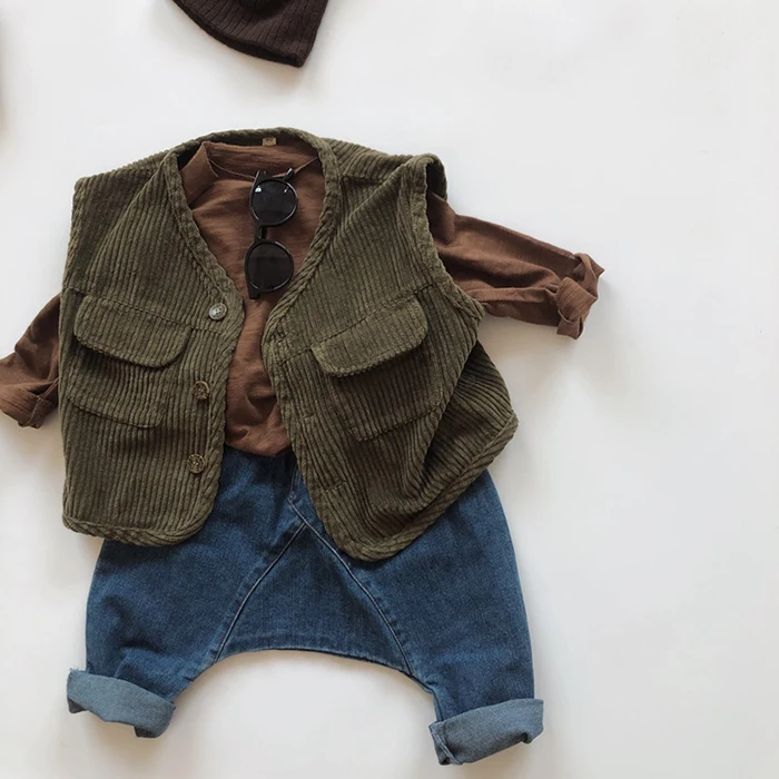 Korean Style Baby Boys Girls Cowboy Pants Kids Casual Elastic Waist Pant Children's Clothing Autumn Baby Boys Girls Jeans 43 Hada3c68777d047658bc8e248df4c63faj