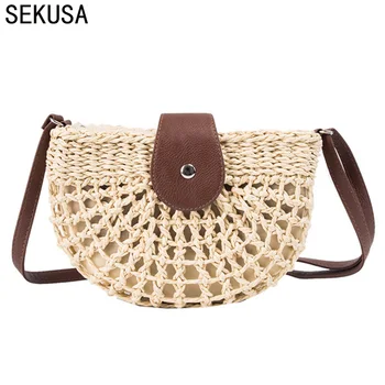 Round Straw Beach Bag Vintage Handmade Woven Shoulder Bag Raffia circle Rattan bags Bohemian Summer Vacation Casual Bags
Round Straw Beach Bag Vintage Handmade Woven Shoulder Bag Raffia circle Rattan bags Bohemian Summer Vacation Casual Bags