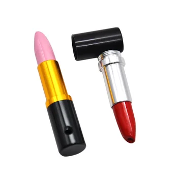 Fashion Creative Lipstick Smoking Herb Pipes Creative Disguise Pipe 80MM Long Made of Aluminum And ABS Pocket Size
Fashion Creative Lipstick Smoking Herb Pipes Creative Disguise Pipe 80MM Long Made of Aluminum And ABS Pocket Size