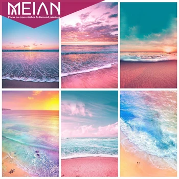 MEIAN Beach &Seaside 5D Diamond Painting Cross Stitch Landscape Full Kit Square Drill DIY Diamond Embroidery Mosaic Wall Art 
MEIAN Beach &Seaside 5D Diamond Painting Cross Stitch Landscape Full Kit Square Drill DIY Diamond Embroidery Mosaic Wall Art