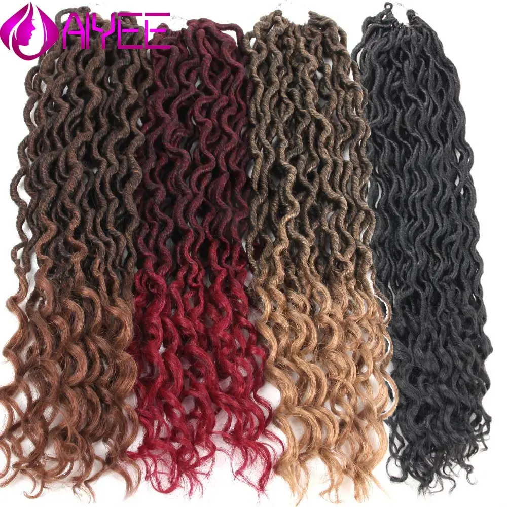 AIYEE 18inch Afro Synthetic Goddess Crochet Hair Braid African Ombre Pre Stretched Braiding Hair Extensions
AIYEE 18inch Afro Synthetic Goddess Crochet Hair Braid African Ombre Pre Stretched Braiding Hair Extensions