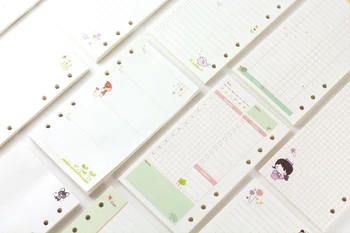 A5/A6 6Holes Loose Leaf Notebook Inside Papers DIY Colored Fillers Planner Binder without Cover
A5/A6 6Holes Loose Leaf Notebook Inside Papers DIY Colored Fillers Planner Binder without Cover