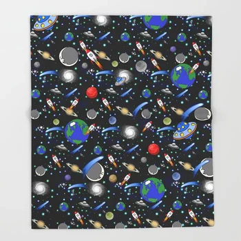Rocket Ship Blanket Science Fiction Design Galaxy Universe Stars Fleece Blankets and Throw Blanket for Sofa Fleece Blanket
Rocket Ship Blanket Science Fiction Design Galaxy Universe Stars Fleece Blankets and Throw Blanket for Sofa Fleece Blanket