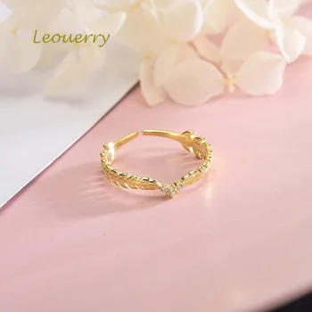 Leouerry 925 Sterling Silver V Shape Zircon Ring for Women Olive Leaf Stone Wedding Engagement Princess Ring Fine Jewelry
Leouerry 925 Sterling Silver V Shape Zircon Ring for Women Olive Leaf Stone Wedding Engagement Princess Ring Fine Jewelry