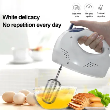 Egg Tools Electric practical Convenience Hand Mixer 5-Speed Hand Mixer Egg Tools with Turbo Handheld Kitchen Home Mixer Beater
Egg Tools Electric practical Convenience Hand Mixer 5-Speed Hand Mixer Egg Tools with Turbo Handheld Kitchen Home Mixer Beater