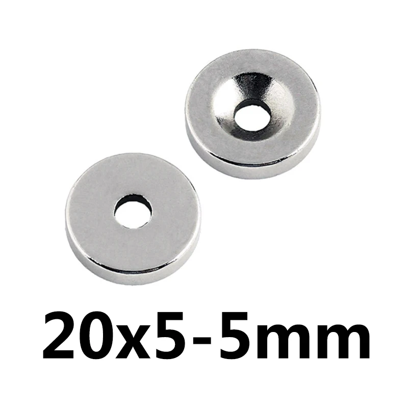 50/100/ 200 pcs Strong Counter Sunk Ring Magnet 20x 5 mm Hole 5 mm Rare Earth Neodymium Neodymium neodimio imanes 20*5-5mm
50/100/ 200 pcs Strong Counter Sunk Ring Magnet 20x 5 mm Hole 5 mm Rare Earth Neodymium Neodymium neodimio imanes 20*5-5mm