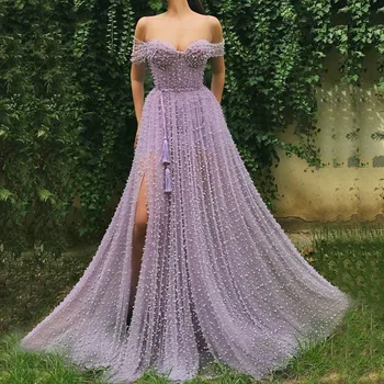 BGW HT32316 Charming Pearls A Line Purple Formal Evening Dresses Off Shoulder Sleeveless Lace Up Back Vestido Longo Festa Noite
BGW HT32316 Charming Pearls A Line Purple Formal Evening Dresses Off Shoulder Sleeveless Lace Up Back Vestido Longo Festa Noite