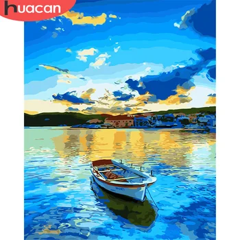 HUACAN DIY Painting By Numbers Sea Drawing On Canvas Gift Pictures By Number Boat Kits Hand Painted Paintings Art Home Decor
HUACAN DIY Painting By Numbers Sea Drawing On Canvas Gift Pictures By Number Boat Kits Hand Painted Paintings Art Home Decor