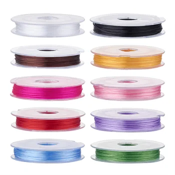 0.8mm Strong Stretchy Beading Elastic Wire for Jewelry Making DIY Bracelet Necklace Black White Colorful ,about 10m/roll
0.8mm Strong Stretchy Beading Elastic Wire for Jewelry Making DIY Bracelet Necklace Black White Colorful ,about 10m/roll