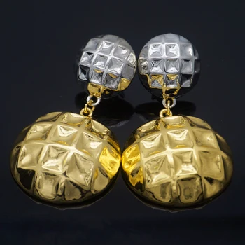Wedding party Drop Earrings for Women Silver Black Gold ColorAfrican Bridal Dangle Earring 2019 Fashion Jewelry
Wedding party Drop Earrings for Women Silver Black Gold ColorAfrican Bridal Dangle Earring 2019 Fashion Jewelry