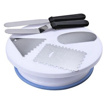 Revolving Cake Stand 9 Inch Decorating Table Set Baking Turntable Combination Non-slip Round Cake Turntable Decorating Tool Set
Revolving Cake Stand 9 Inch Decorating Table Set Baking Turntable Combination Non-slip Round Cake Turntable Decorating Tool Set