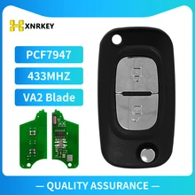 XNRKEY 2 Button Remote Key PCF7947 Chip 433Mhz VA2 Blade for Renault Clio 3 Modus Master Kangoo Twingo
XNRKEY 2 Button Remote Key PCF7947 Chip 433Mhz VA2 Blade for Renault Clio 3 Modus Master Kangoo Twingo