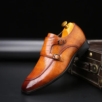 Men Shoes Square Toe Business Formal Dress Leather Shoes Italian Slip On Loafers Party Wedding High Quality Brogue Shoe
Men Shoes Square Toe Business Formal Dress Leather Shoes Italian Slip On Loafers Party Wedding High Quality Brogue Shoe