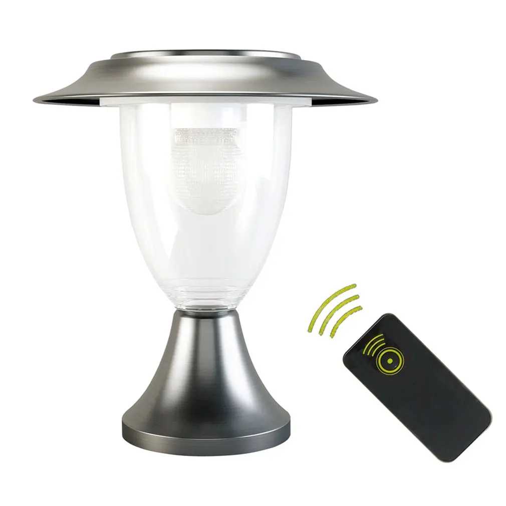 ICOCO Remote control Solar PIR Motion Sensor White & Color Changing Garden Post Fence Top Light Wall Lamp Modern Fixture 
ICOCO Remote control Solar PIR Motion Sensor White & Color Changing Garden Post Fence Top Light Wall Lamp Modern Fixture