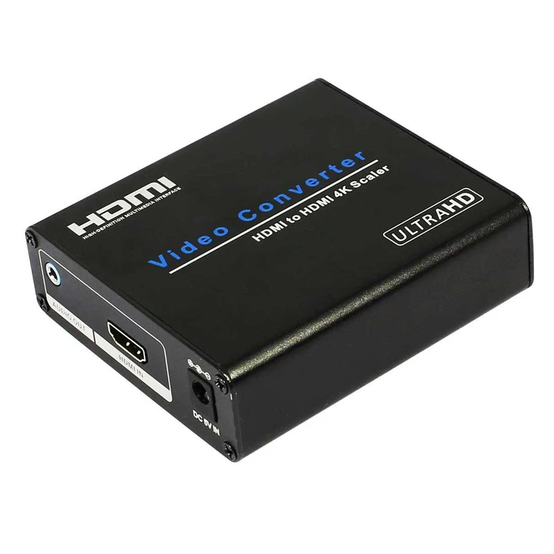 Hdmi to Hdmi 4K Scaler Converter 4K x 2K Video Audio Converter Box for Dvd Set-Top Box Hdtv Projector EU Plug
Hdmi to Hdmi 4K Scaler Converter 4K x 2K Video Audio Converter Box for Dvd Set-Top Box Hdtv Projector EU Plug