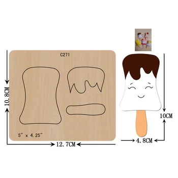 New Ice cream, felt Wooden die Scrapbooking C-271 Cutting Dies Compatible with most die cutting machines
New Ice cream, felt Wooden die Scrapbooking C-271 Cutting Dies Compatible with most die cutting machines