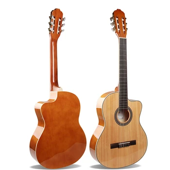 39 Inch Classical Guitar 6 String Picea Asperata Nylon String Guitar High Quality Light Beginner Musical Instrument Gift AGT263
39 Inch Classical Guitar 6 String Picea Asperata Nylon String Guitar High Quality Light Beginner Musical Instrument Gift AGT263