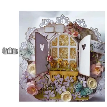 JC Love Flower Window Metal Cutting Dies for Scrapbooking Die Cut Card Make Stencil Craft Mould Model Decor Template Decoration
JC Love Flower Window Metal Cutting Dies for Scrapbooking Die Cut Card Make Stencil Craft Mould Model Decor Template Decoration
