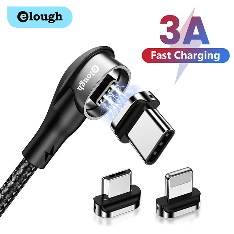 USB-кабель для быстрой зарядки 3 А 90 градусов | Мобильные телефоны и аксессуары