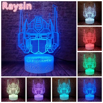 Creative Autobots 3D Knight Trans Figure Optimus Prime Transformers 7 Color Change Touch Button and Control Night Light Gifts
Creative Autobots 3D Knight Trans Figure Optimus Prime Transformers 7 Color Change Touch Button and Control Night Light Gifts