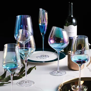 Colorful Wine Cup Nordic Creative Tall Diagonal Rainbow Crystal Glass Bar Home Whiskey Vodka Champagne Glass Drinking Glass
Colorful Wine Cup Nordic Creative Tall Diagonal Rainbow Crystal Glass Bar Home Whiskey Vodka Champagne Glass Drinking Glass