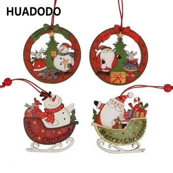 HUADODO 4Pcs Creative Santa Clause& snowman Wooden Christmas Pendants Ornament for Christmas tree Ornaments decoration Kids toys
HUADODO 4Pcs Creative Santa Clause& snowman Wooden Christmas Pendants Ornament for Christmas tree Ornaments decoration Kids toys