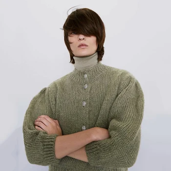 2019 ZA New Knit Sweater Coat Women Fashion Casual Round Neck Long Sleeve Warm Sweater Coat Single-breasted Cardigan Hot Sale
2019 ZA New Knit Sweater Coat Women Fashion Casual Round Neck Long Sleeve Warm Sweater Coat Single-breasted Cardigan Hot Sale