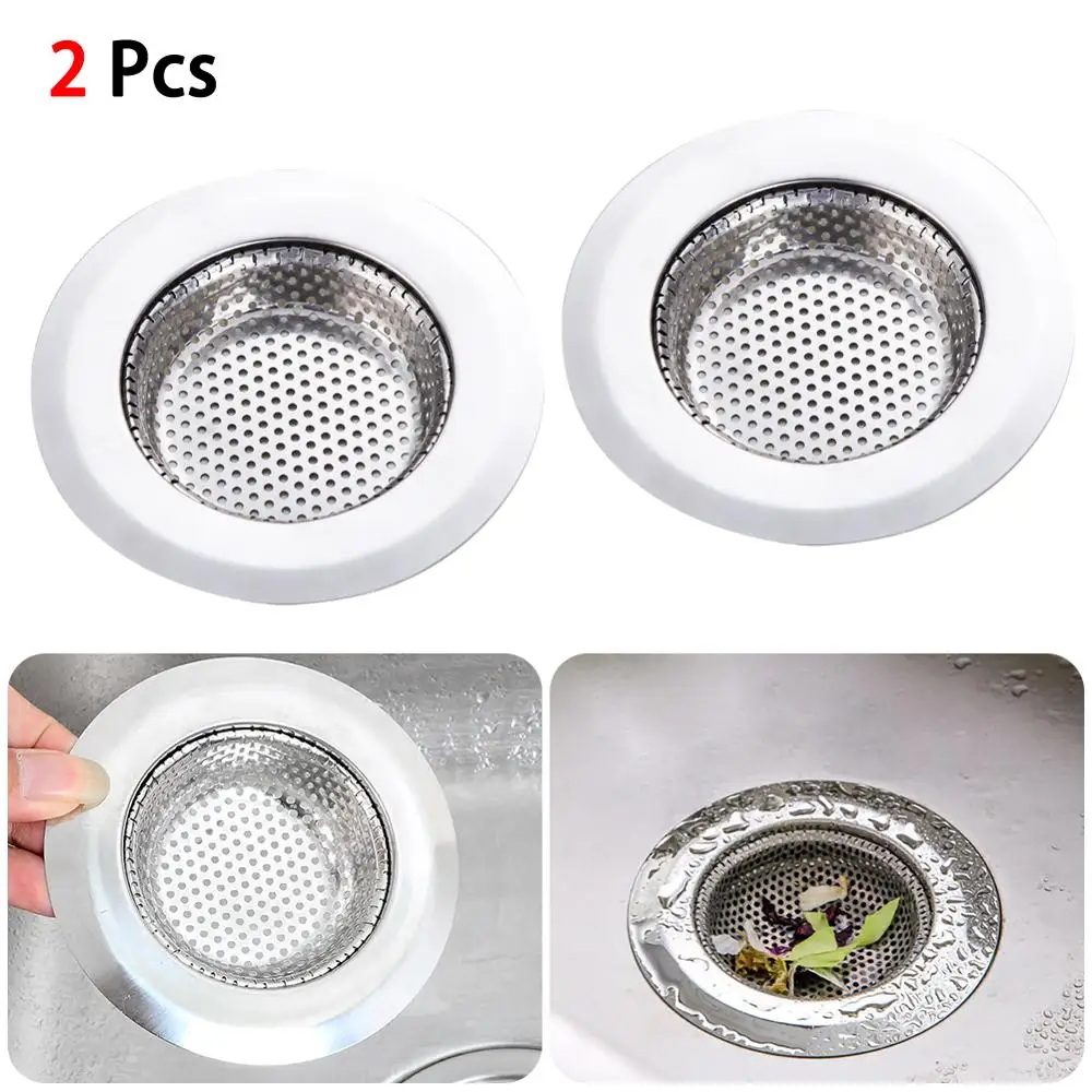 2pcs Sink Filter Stainless Steel Sink Filter Screen Floor Drain Under Bathtub kitchen bathroom accessories
2pcs Sink Filter Stainless Steel Sink Filter Screen Floor Drain Under Bathtub kitchen bathroom accessories