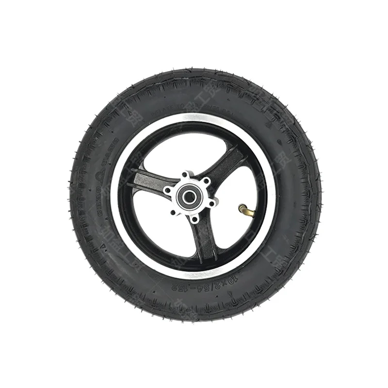 10 Inch Electric Scooter Tire Accessories Chaoyang 10x2 (54-152) Inflatable Inner and Outer with 6-hole Hub 
10 Inch Electric Scooter Tire Accessories Chaoyang 10x2 (54-152) Inflatable Inner and Outer with 6-hole Hub