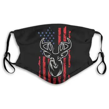 Hunting Deer USA Flag Unisex Anti-Pollution Mask Dust Mask with Filter Mask Black
Hunting Deer USA Flag Unisex Anti-Pollution Mask Dust Mask with Filter Mask Black