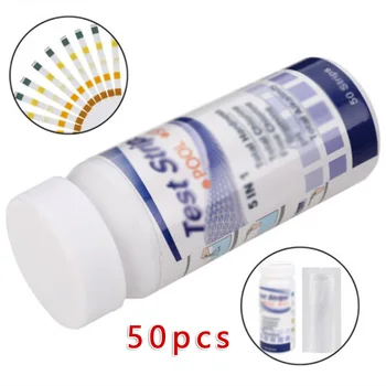 50Pcs 5 In 1 Pool Water Test Strips Chlorine Bromine PH Alkalinity Hardnes Alkalinity Hardness Test Strip
50Pcs 5 In 1 Pool Water Test Strips Chlorine Bromine PH Alkalinity Hardnes Alkalinity Hardness Test Strip