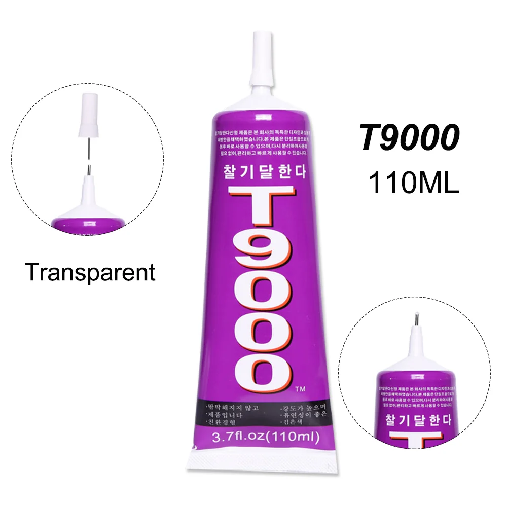 110ML Super T9000 Liquid Glue Touch Screen Fabric Cloth Glass Scrapbooking Tool Accessory Phone Frame Cover Display Repair LCD
110ML Super T9000 Liquid Glue Touch Screen Fabric Cloth Glass Scrapbooking Tool Accessory Phone Frame Cover Display Repair LCD
