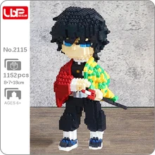 LBP 2115 Anime Demon Building Blocks Slayer Tomioka Giyuu Sword Warrior Monster Mini Diamond Bricks Toy for Children Kid Gifts
LBP 2115 Anime Demon Building Blocks Slayer Tomioka Giyuu Sword Warrior Monster Mini Diamond Bricks Toy for Children Kid Gifts