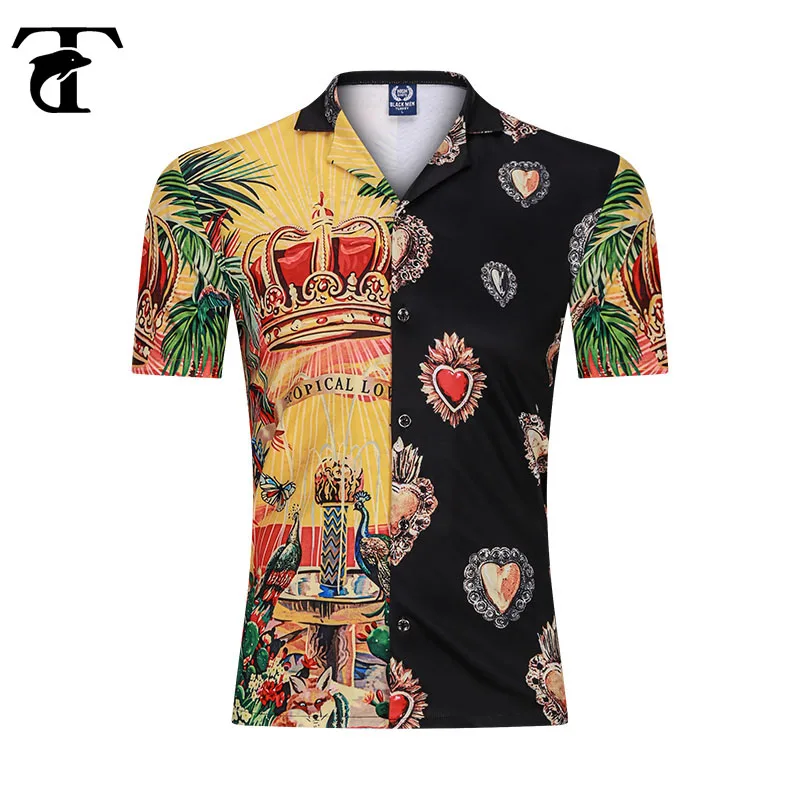 New Popular Summer Men Shirt Tops 2020 Hawaii Beach Casual Short Sleeved Shirts Buttons Turn-down Open Stitch Men Blouse Clothes
New Popular Summer Men Shirt Tops 2020 Hawaii Beach Casual Short Sleeved Shirts Buttons Turn-down Open Stitch Men Blouse Clothes