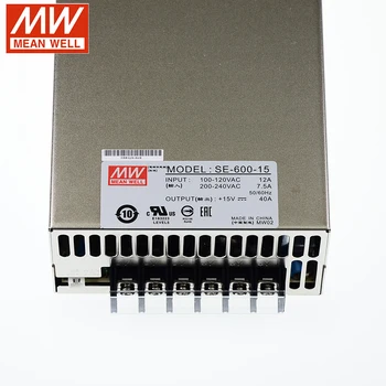 SE-600-15 MEAN WELL 600W 15V Switching Power Supply 110V/220V AC to 15V DC 40A 600W Meanwell Power Supply Unit Transformer PSU
SE-600-15 MEAN WELL 600W 15V Switching Power Supply 110V/220V AC to 15V DC 40A 600W Meanwell Power Supply Unit Transformer PSU