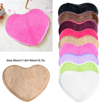 Shaggy Carpet Wool Faux Fluffy Mats Artificial Sheepskin Hairy Mat Heart-shaped coffee table bed without lint carpet 30*40cm
Shaggy Carpet Wool Faux Fluffy Mats Artificial Sheepskin Hairy Mat Heart-shaped coffee table bed without lint carpet 30*40cm