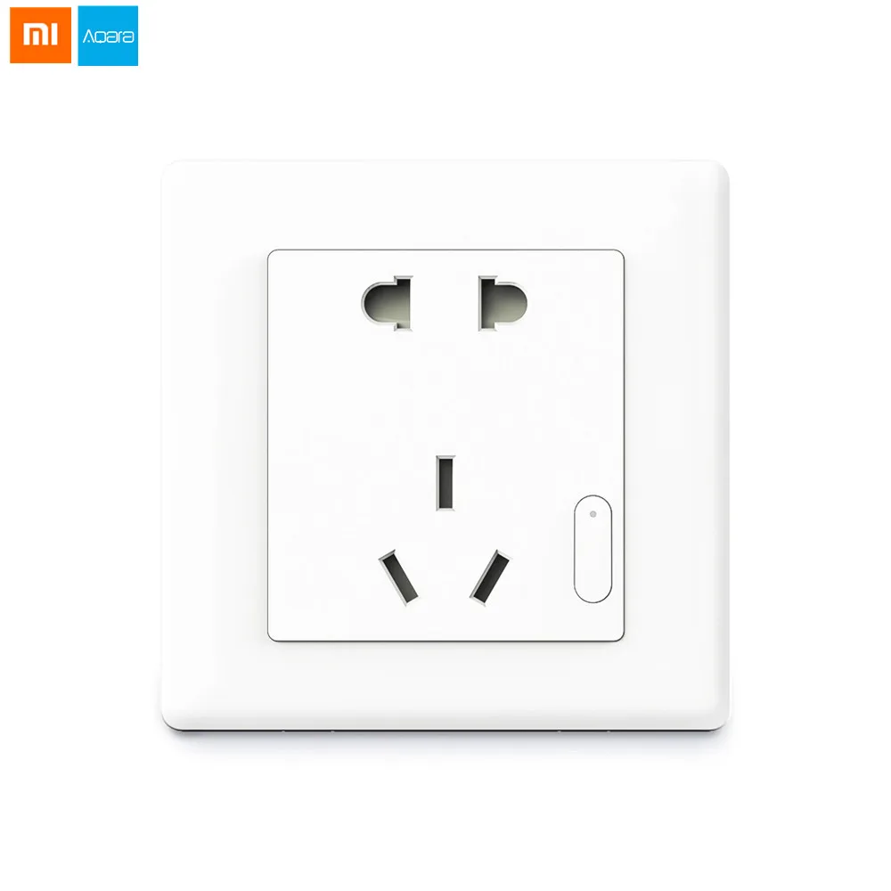 Xiaomi Serial Aqara Zigbee Version Smart Wall Socket EU AU Ports Smart Wireless Remote Control With Phones For Smart Home
Xiaomi Serial Aqara Zigbee Version Smart Wall Socket EU AU Ports Smart Wireless Remote Control With Phones For Smart Home