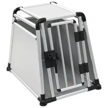 Dog Transport Box Aluminium M Rounded Edges Easy Assembly Suitable for Dogs Trapezoidal Design Portable Fits In Cars
Dog Transport Box Aluminium M Rounded Edges Easy Assembly Suitable for Dogs Trapezoidal Design Portable Fits In Cars