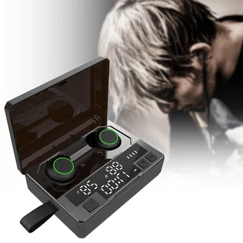 1536 LED Digital Display Portable Bluetooth Earphone Ergonomic Design Waterproof Charging Box Automatic Pairing Hi Fi Universal
1536 LED Digital Display Portable Bluetooth Earphone Ergonomic Design Waterproof Charging Box Automatic Pairing Hi Fi Universal