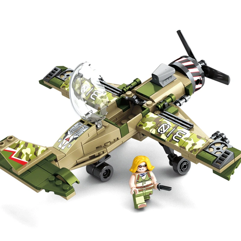 Enlightenment Assembling Fighter Military Building Block Bricks Educational Building Toys NO BOX
Enlightenment Assembling Fighter Military Building Block Bricks Educational Building Toys NO BOX