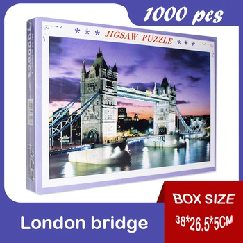 1000 Pieces Mini Puzzles Educational Toys Rompecabezas Games Jigsaw famous Scenery Puzzle toy for adult game Children Kids
1000 Pieces Mini Puzzles Educational Toys Rompecabezas Games Jigsaw famous Scenery Puzzle toy for adult game Children Kids