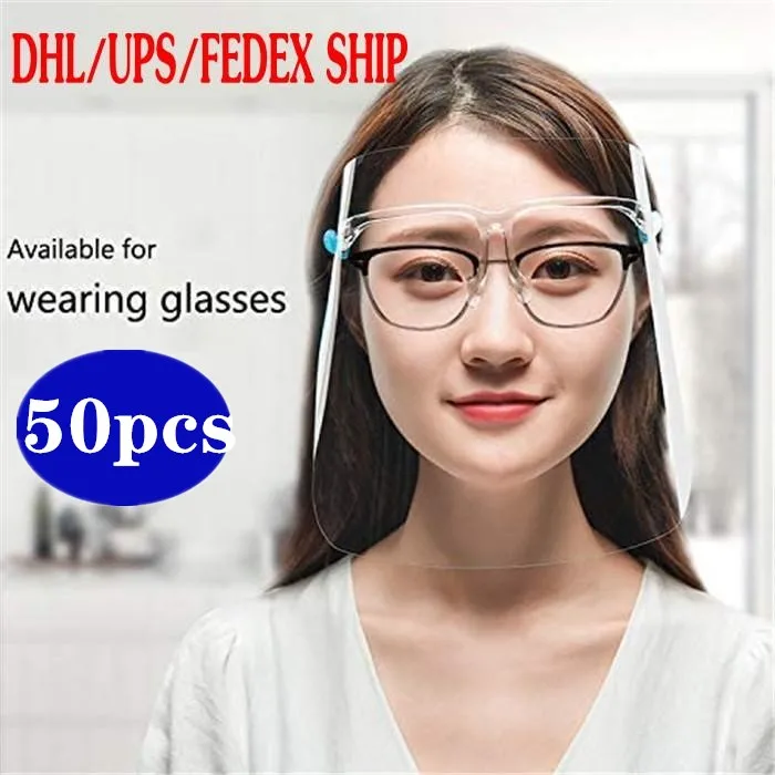 50pcs Full Face Shield Cover Anti Oil Spitting Isolation Mask PET Hairdressing Colored Tranparent School Facial Protection
50pcs Full Face Shield Cover Anti Oil Spitting Isolation Mask PET Hairdressing Colored Tranparent School Facial Protection