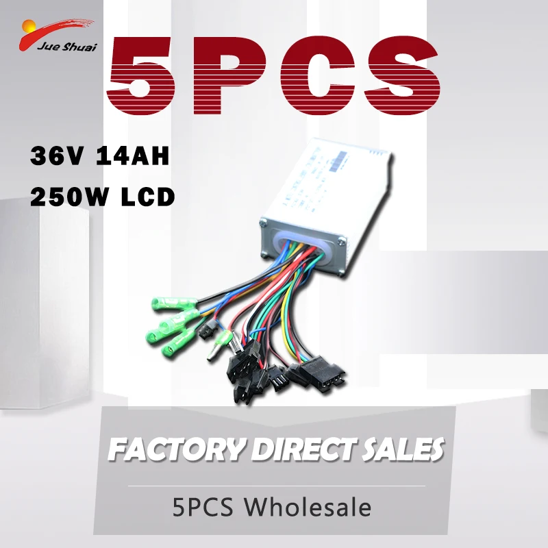JS E Bike 36V 14AH LCD Controller for 250W Electric Bike Motor Bicicleta Electric Controller Motor Brushless Controller Scooters
JS E Bike 36V 14AH LCD Controller for 250W Electric Bike Motor Bicicleta Electric Controller Motor Brushless Controller Scooters