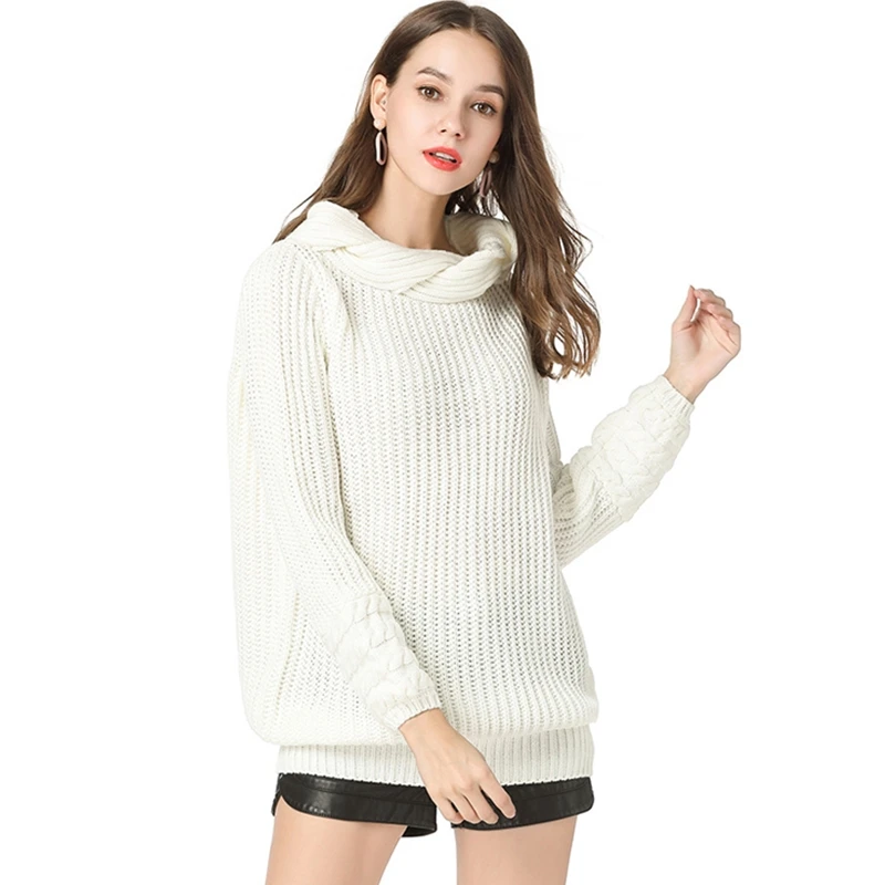 2020 Autumn Winter New Women Sweater Fashion Turtleneck Long SLeeve Knitted Lounge Wear Loose Pullovers and Sweaters Multi Color
2020 Autumn Winter New Women Sweater Fashion Turtleneck Long SLeeve Knitted Lounge Wear Loose Pullovers and Sweaters Multi Color