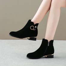 Comemore 2021 Women's Shoes Women Ankle Boot Low Heel Shoe Plus Size 43 Short Cow Suede Female Shoes Ladies Autumn Winter Boots
Comemore 2021 Women's Shoes Women Ankle Boot Low Heel Shoe Plus Size 43 Short Cow Suede Female Shoes Ladies Autumn Winter Boots